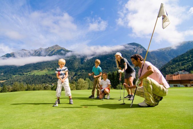 Golfen mit der Familie in Gastein - Tofererhof